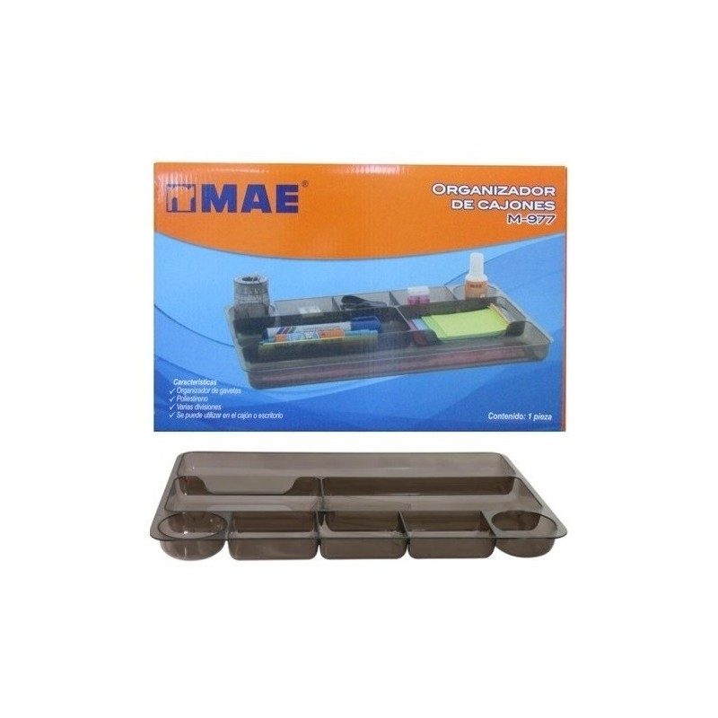 Organizador de cajones mae color humo