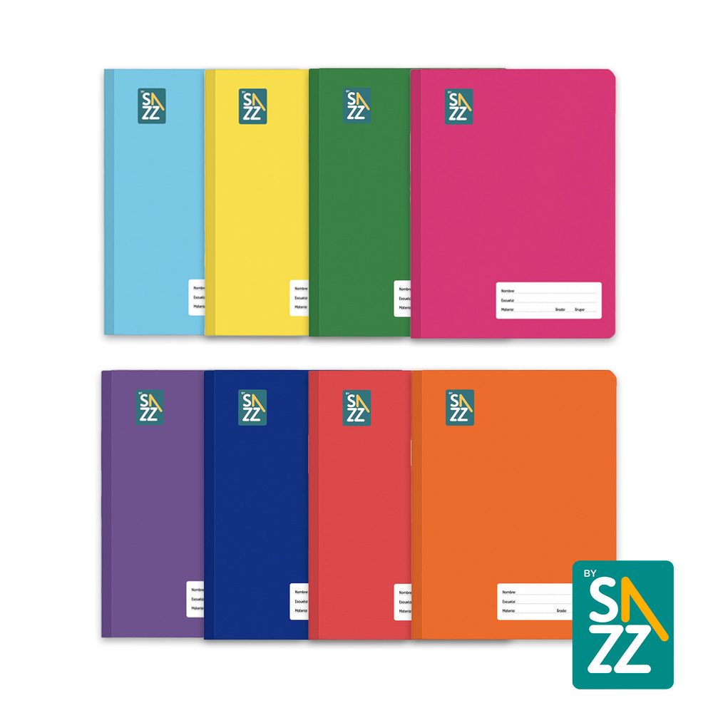 Cuaderno profesional SAZZ Unicolor cosid