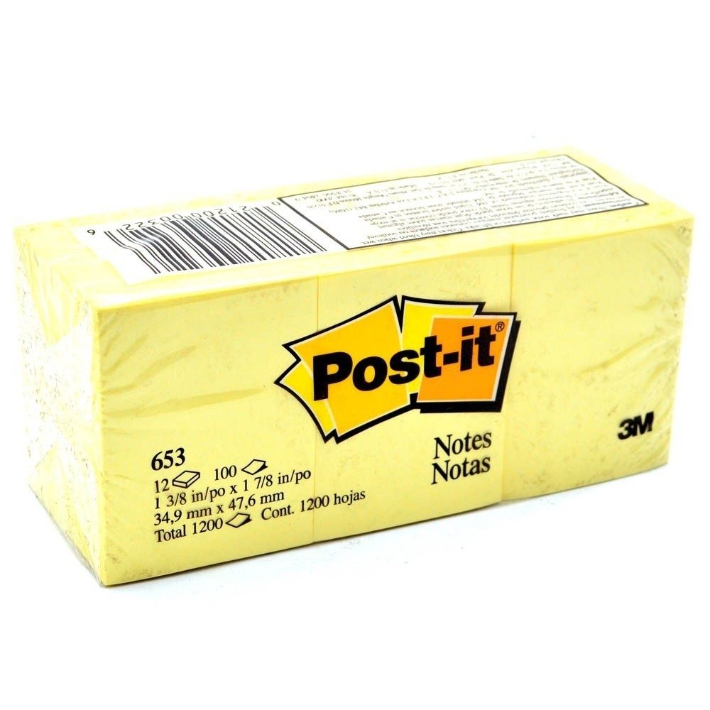 Notas adhesivas Mod. 653 Post-it amarill