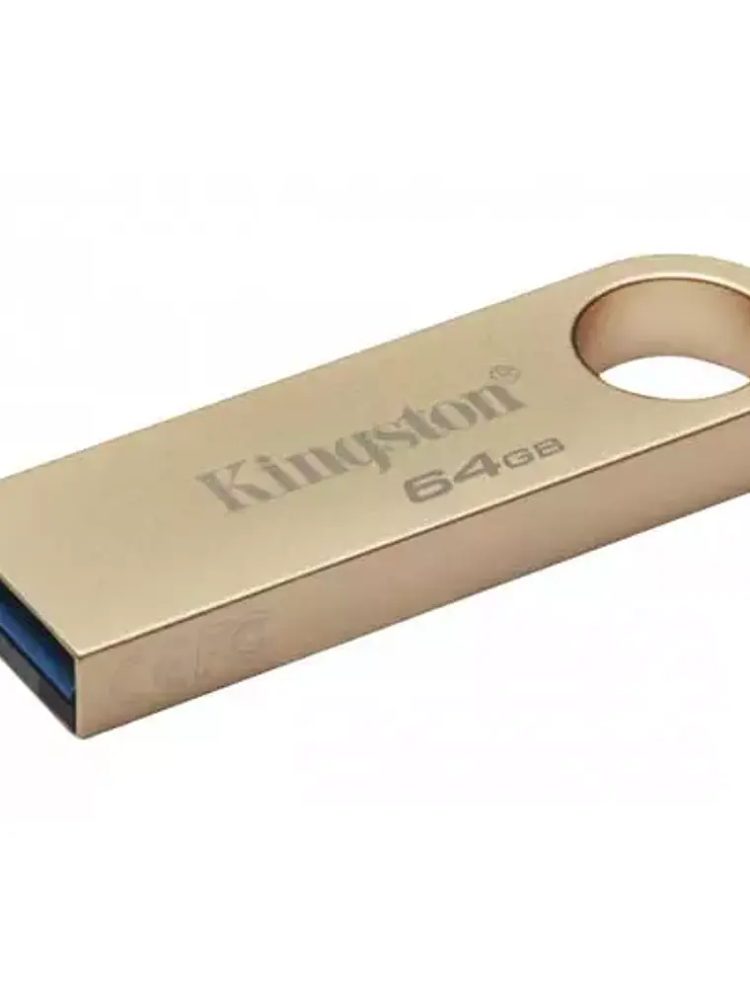 Memoria Flash USB Kingston Data Traveler SE9 G3 64GB Gen 1 3.2 Tipo a Dorada (DTSE9G3/64GB)