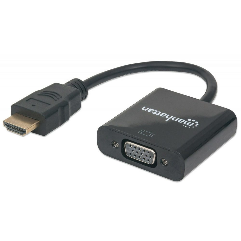 Convertidor Video, Manhattan, 151559, HDMI a Svgaaudio, Bolsa
