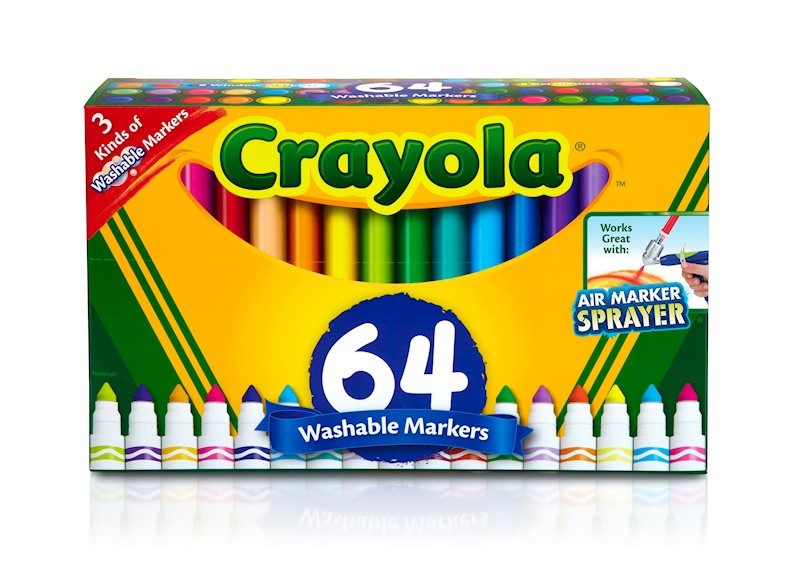 Marcadores crayola lavables jumbo tips 1