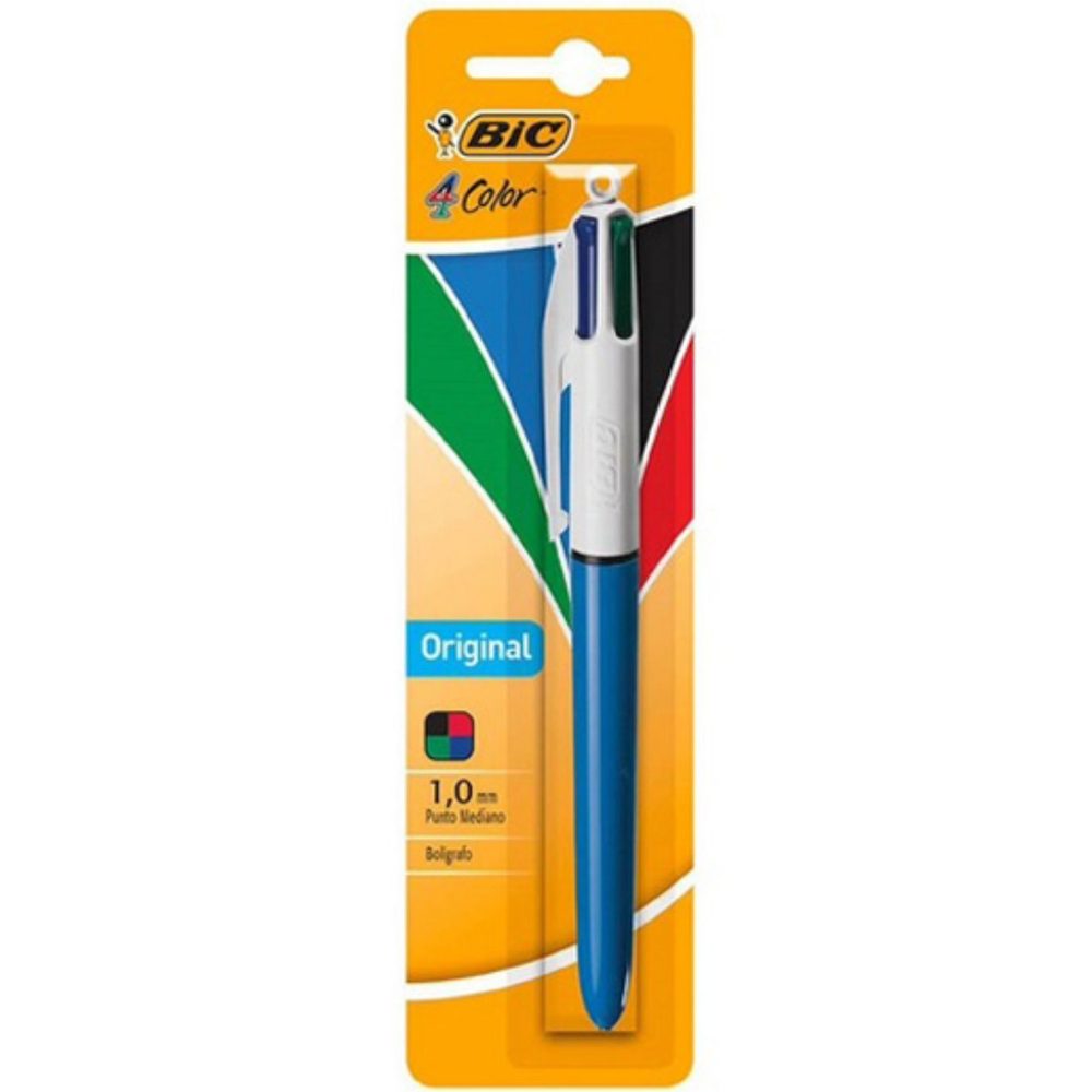 Bolígrafo 4 colores fun BIC original blí