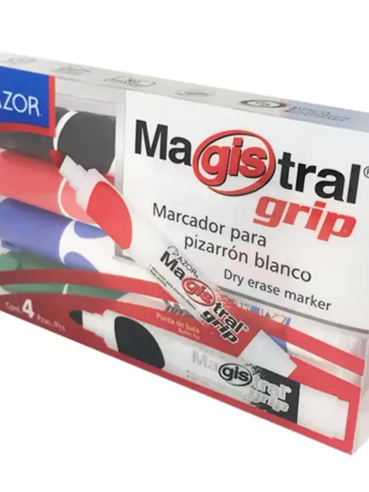 Marcador Magistral Grip punta bala 4 mm
