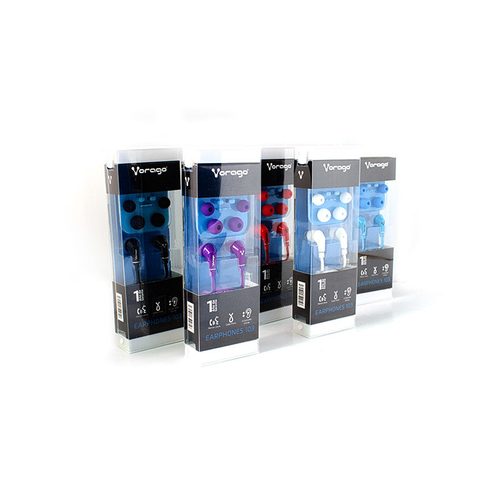 Audifonos Vorago EP-103 azul 3.5mm