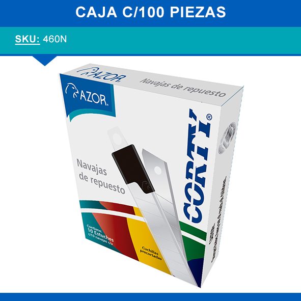 Navaja Corty 460N grande 18 mm blíster c