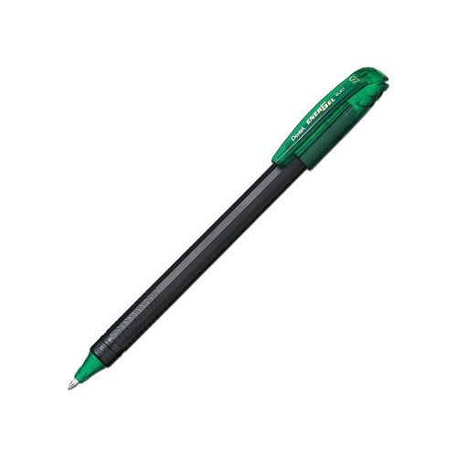 Bolígrafo stick Pentel Energel verde pun