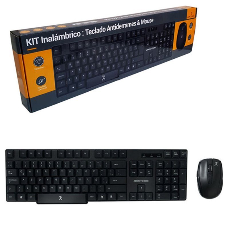 KIT TECLADO Y MOUSE PERFECT CHOICE CO
