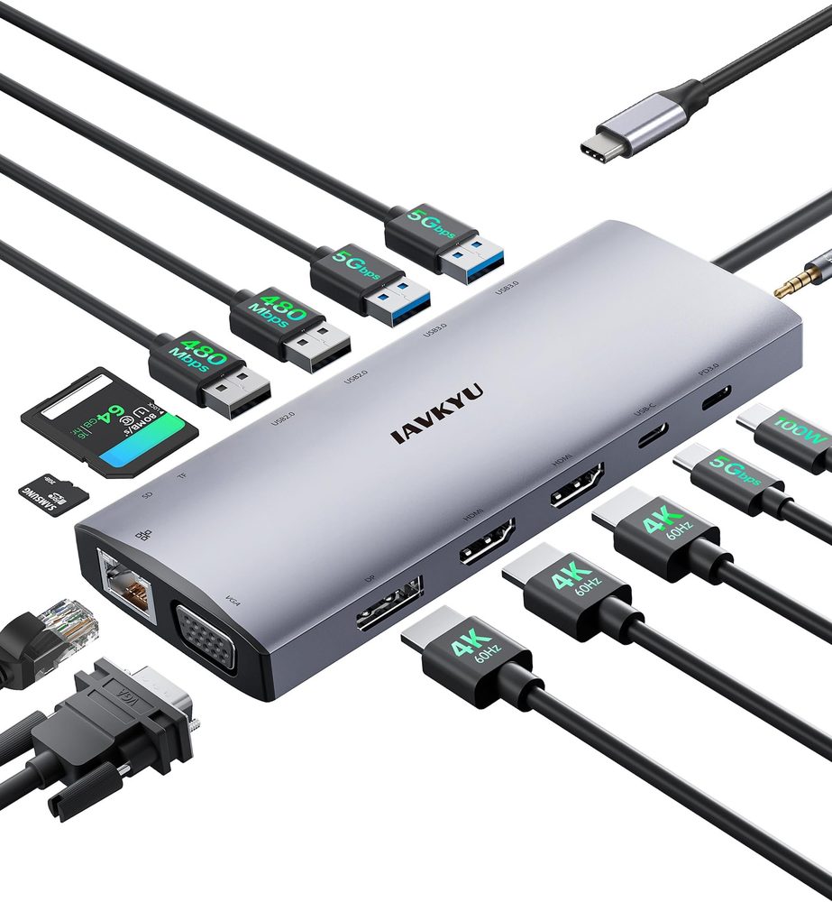 Docking USBC  4 ptos, HDMIUSBA3.5mmUS.