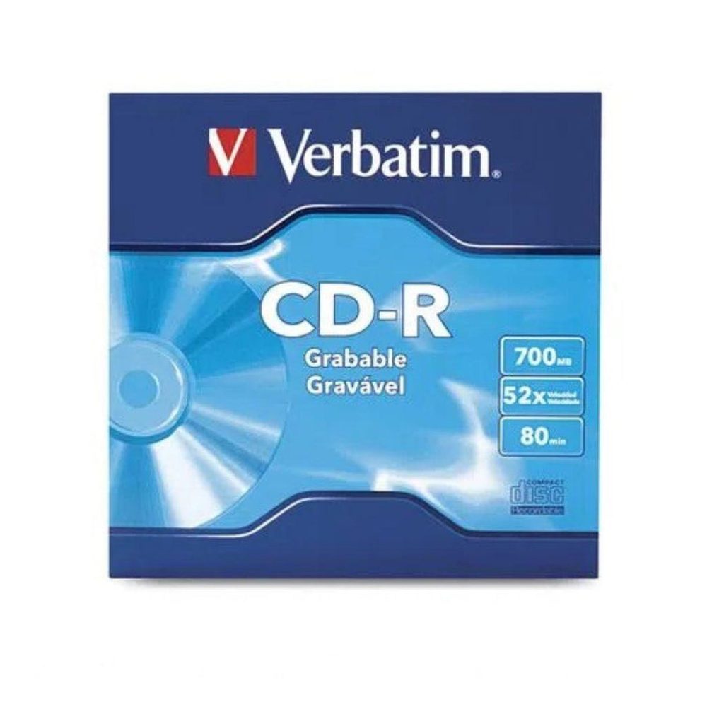 Disco Verbatim CD-R slim case 700MB, 80m