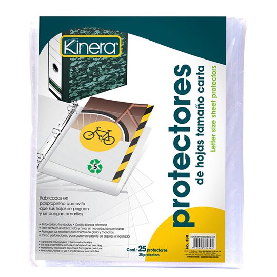 Protector de hojas traslucidos Kinera 35
