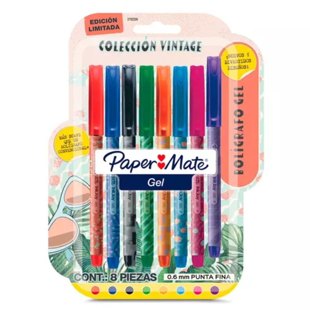Boligrafo gel Paper Mate Vintage punto f