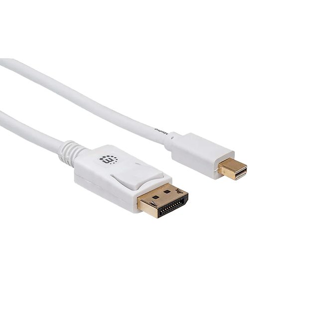 Cable Displayport, Manhattan, 307116, V1.2 M-m 2.0M Negro 4K60HZ, Blindado Macho-macho
