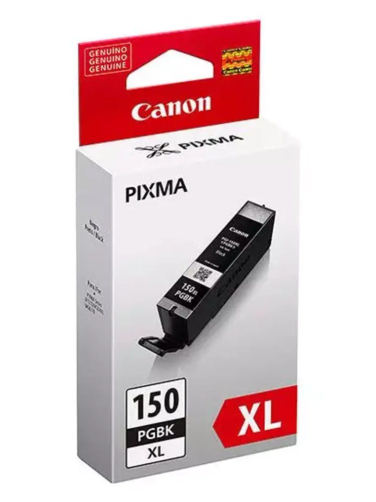 Tanque de tinta Canon PGI-150X negro.