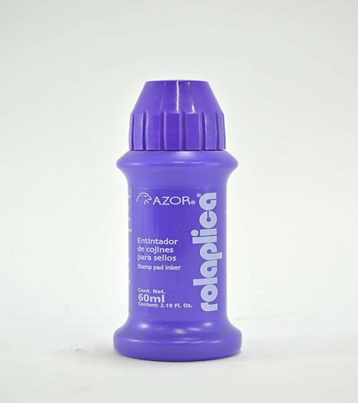 Tinta para sello Rolaplica Azor color vi