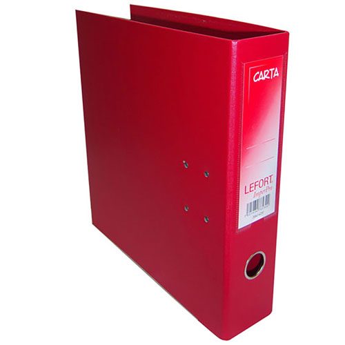 Registrador Lefort carta color rojo