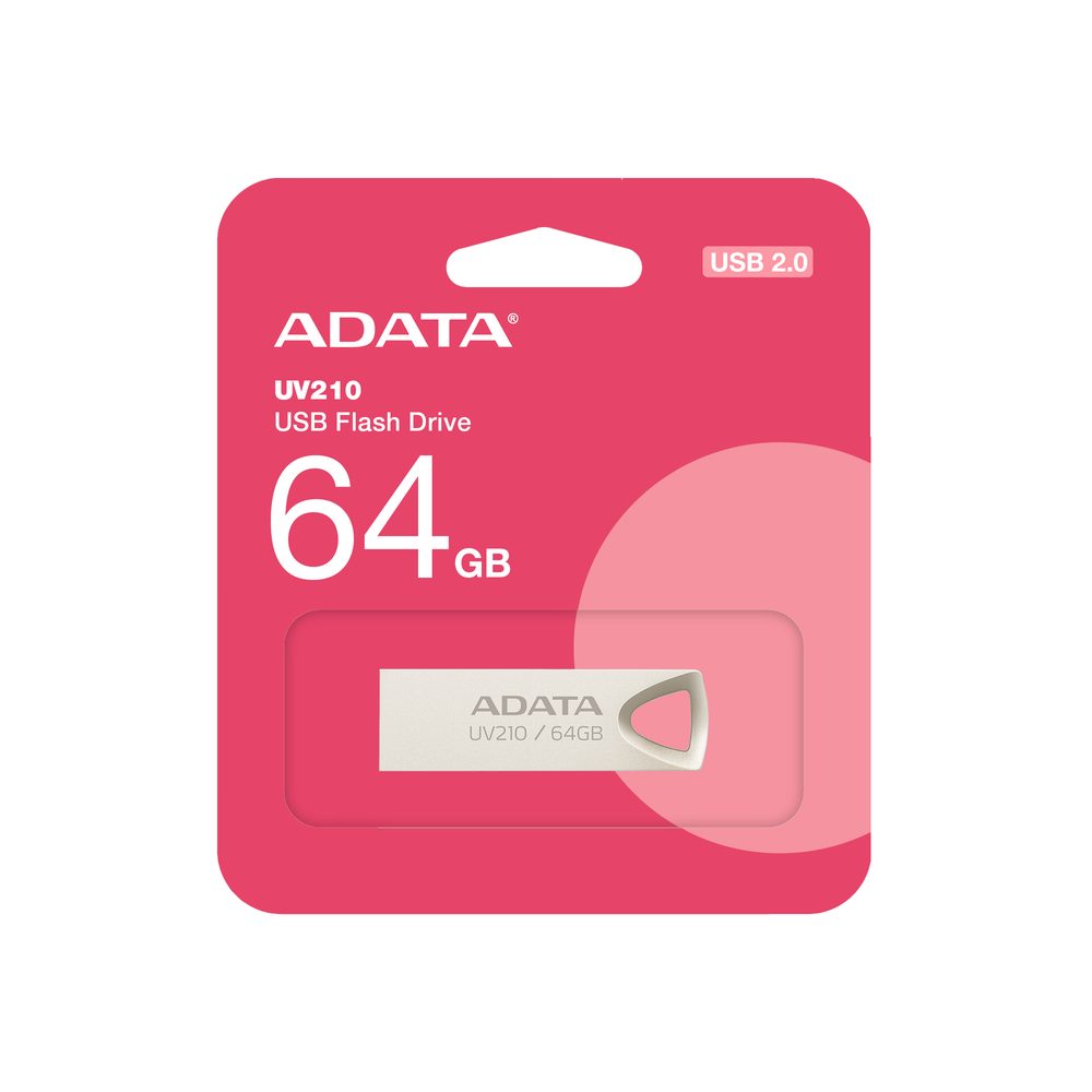 Memoria USB Adata UV210, 64GB, USB 2.0,