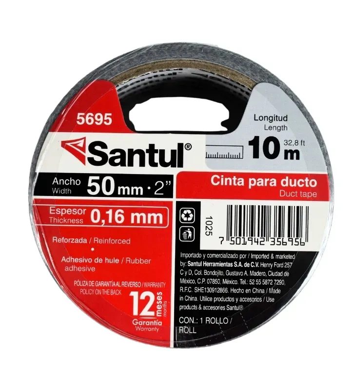 Cinta para ducto santul para ducto 10 m.