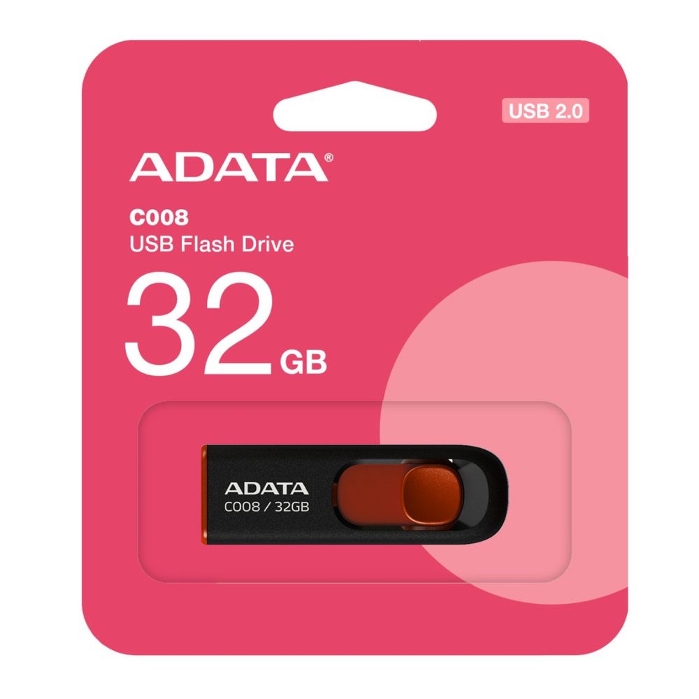 Memoria Adata USB 32GB Color Negro + Roj