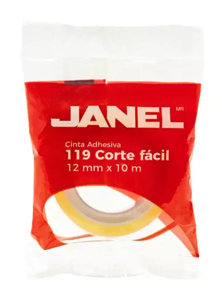 Cinta adhesiva transparente JANEL 12x10
