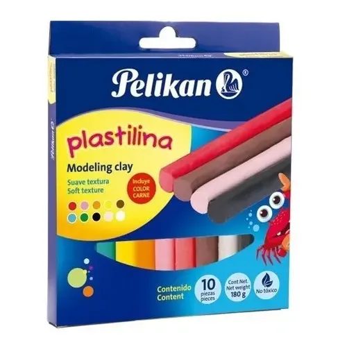 Plastilina Pelikan colores básicos caja
