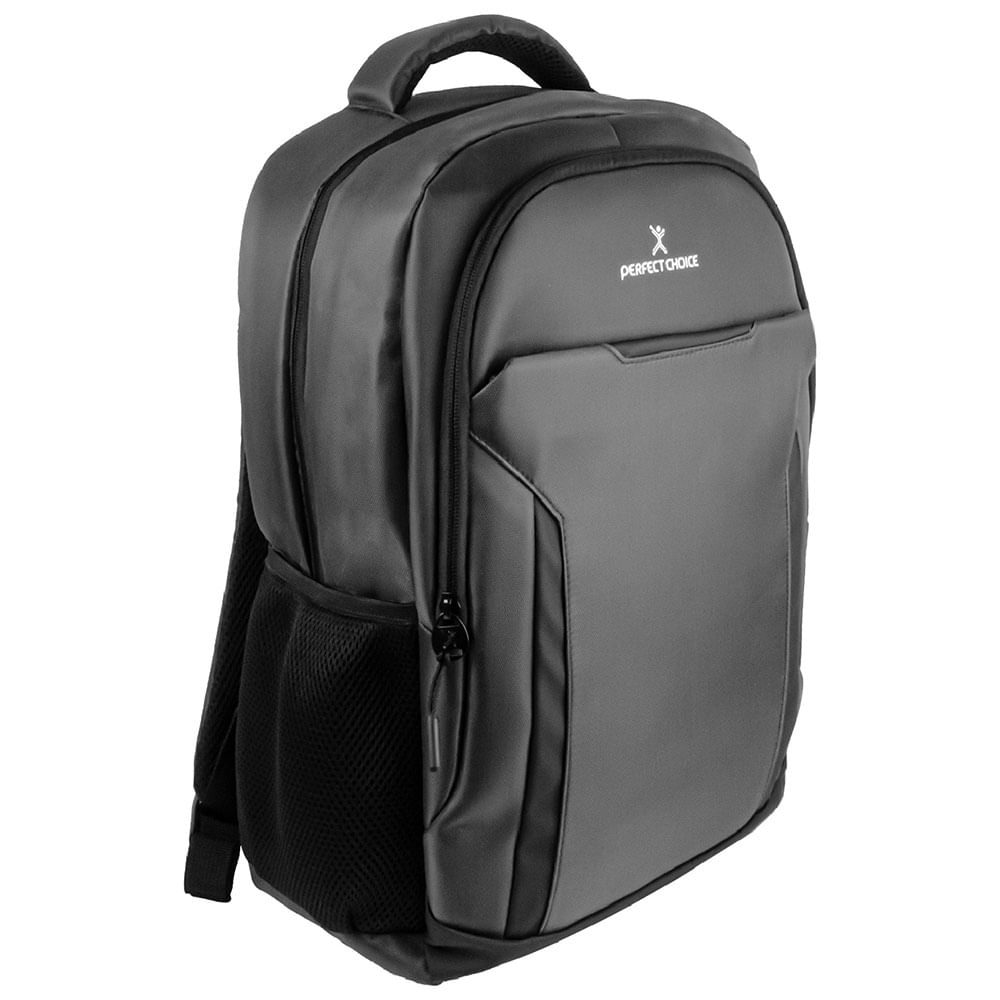 Mochila Perfect Choice para Laptop 15.6 - 17 Pulgadas Multiples Compartimentos Negra Forter Perfect Choice