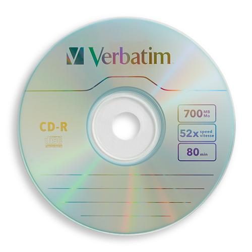 Disco Verbatim CD-R 52X 700MB TORRE 100P