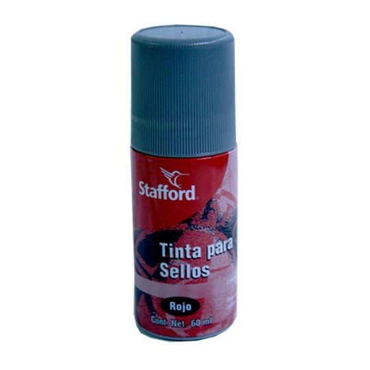 Tinta para sello Stafford color rojo sis