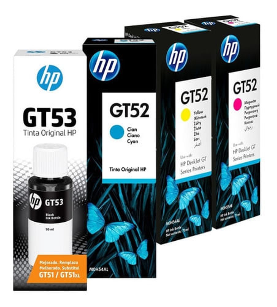 HP GT53/GT52 BOTELLA DE TINTA ORIGINAL C
