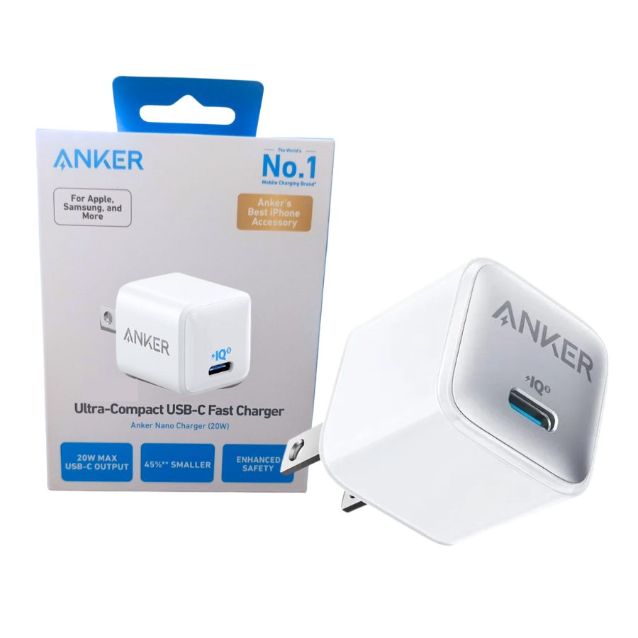 ADAPTADOR DE CORRIENTE CARGA RAPIDA 20W USB-C
