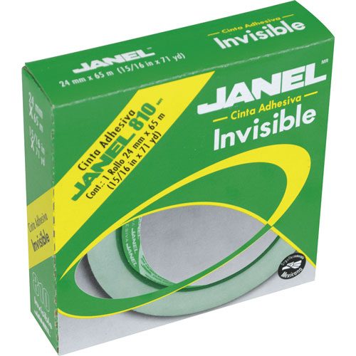 Cinta Adhesiva Janel Invisible 24x65