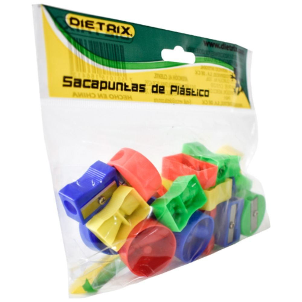 Sacapuntas de plástico Dietrix bolsa con