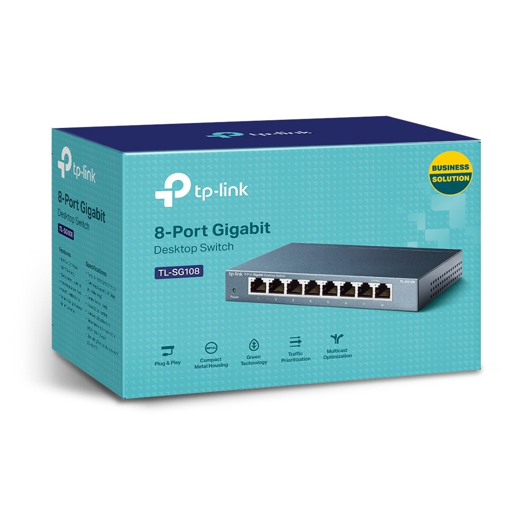 Switch TP-Link TL-SG1008D Omada 8GE Desktop Unmanagement