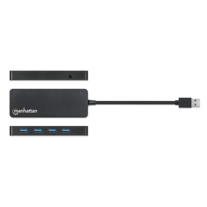 Hub Manhattan USB 3.2 gen 1 de 4 puertos