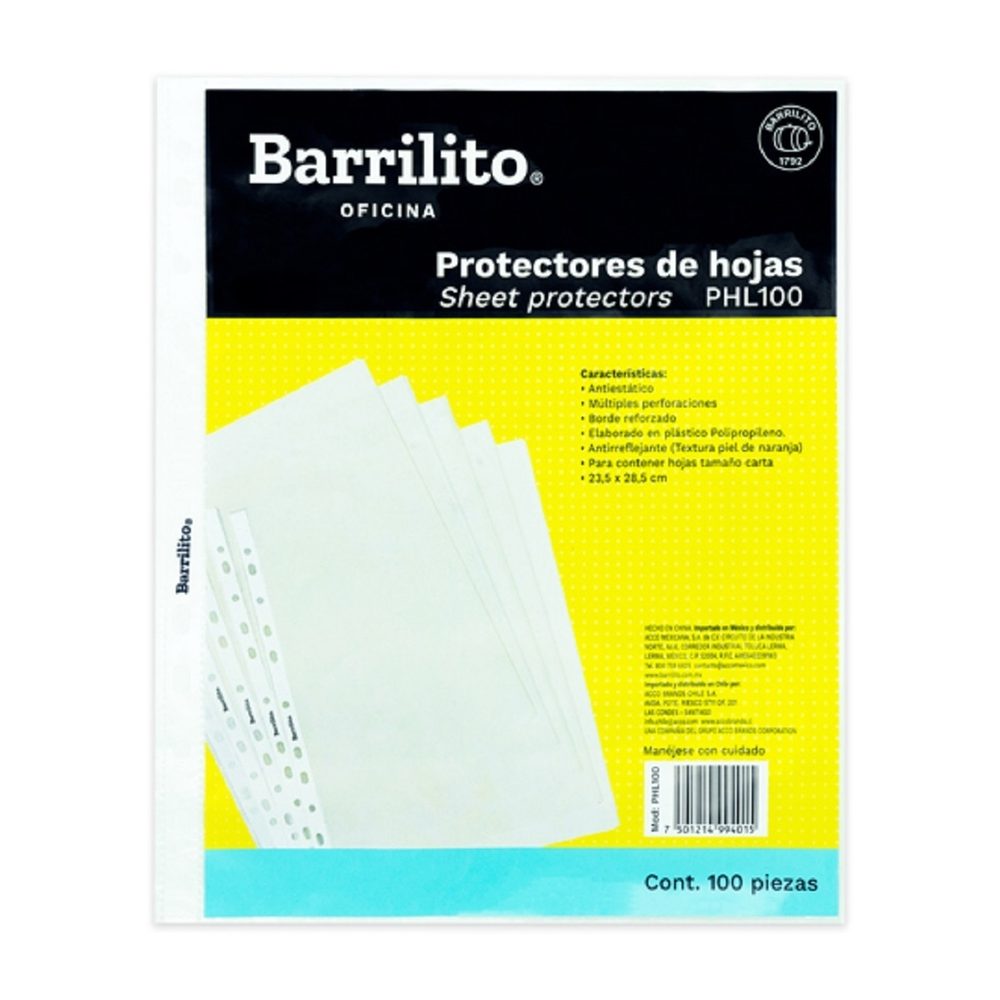 Protector de hojas  Barrilito tamaño car