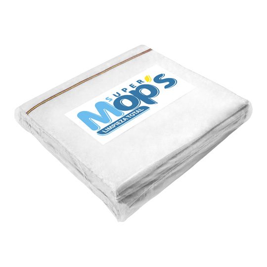 Franela Super mops color blanco
