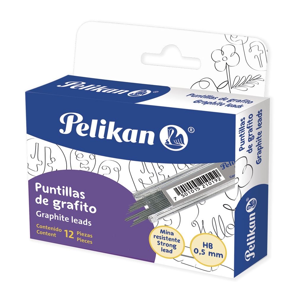 Puntillas de grafito Pelikan de 0.5 mm H