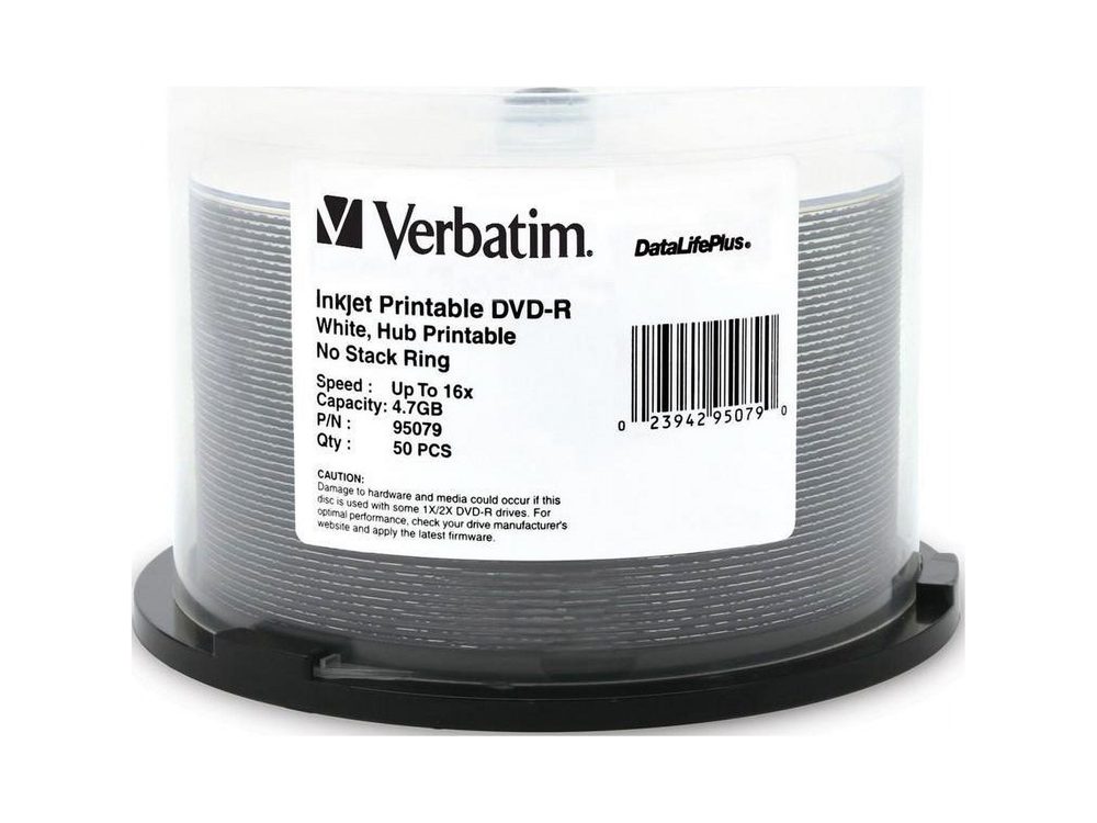 Disco Verbatim DVD-R 4.7GB 16x white