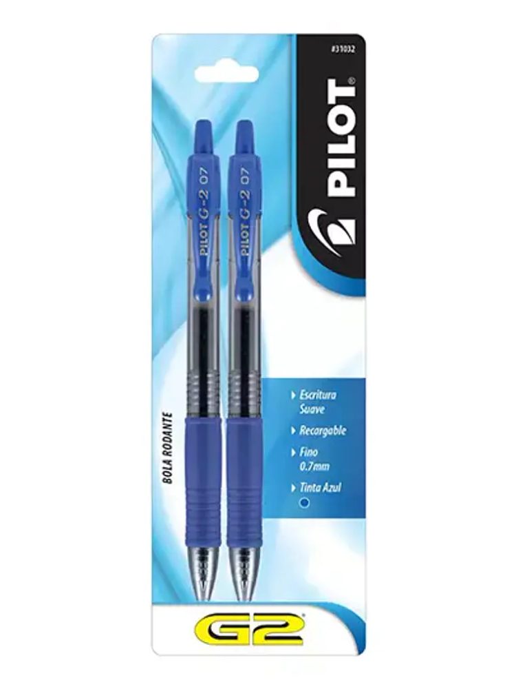 Bolígrafo fino retráctil G2-7 Pilot tint
