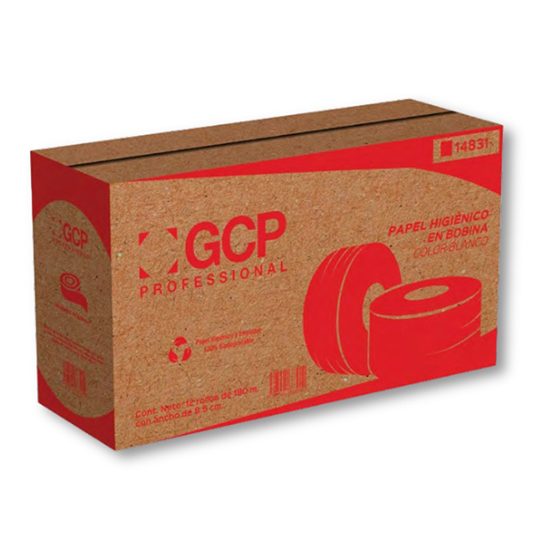 Papel higienico blanco GCP Paper, caja c