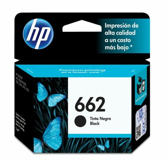 Cartucho De Tinta Hp 662 Negra