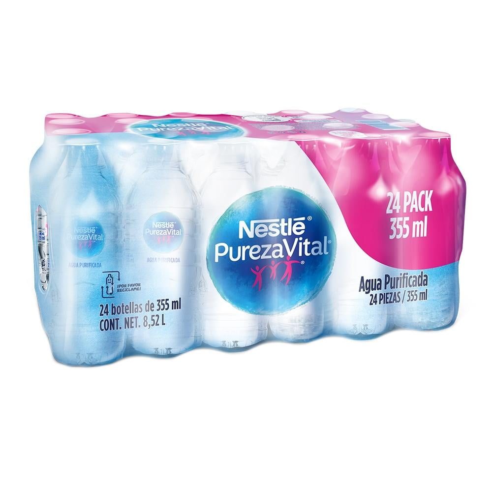 Agua embotellada Pureza Vital 355 ml c/1