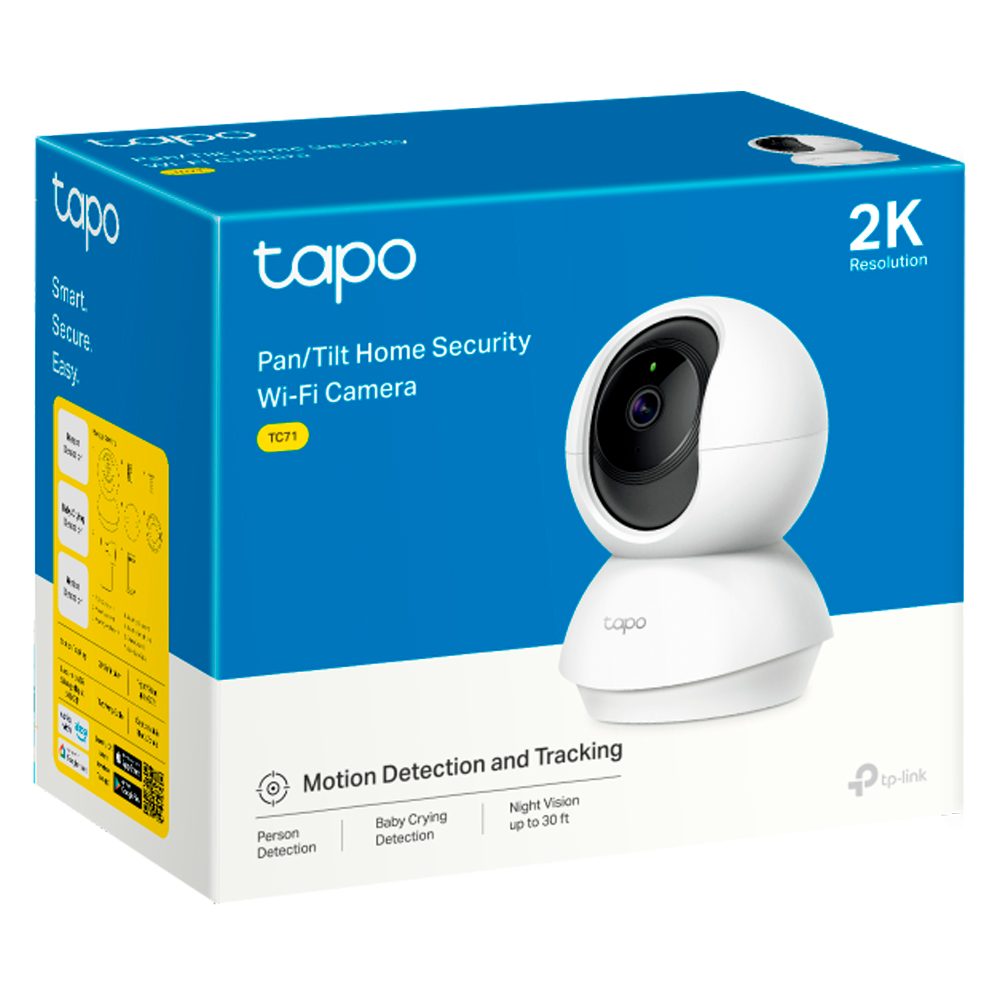 Camara IP TP-Link Tapo C500 WIFI Exterior 2 MP1080P Vision Panoramica 360 Resistente Agua y Polvo IP65 Microsd 512GB Vision Nocturna Deteccion de Movimiento Audio Bidireccional