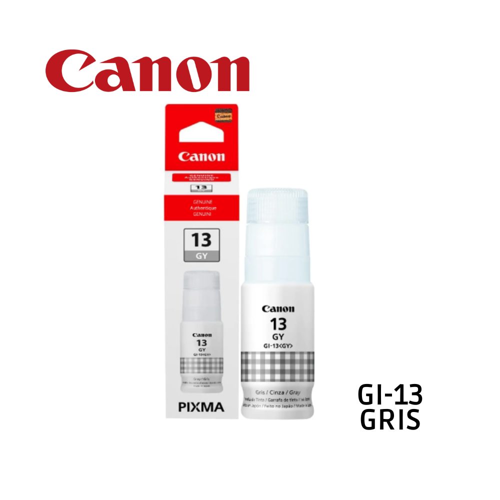 Tinta Canon GI-13 gris.
