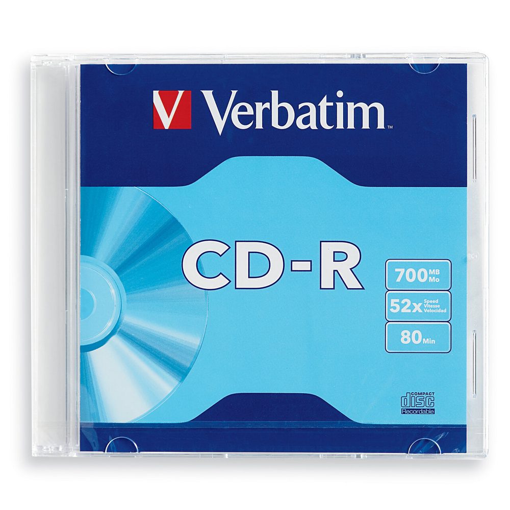 Disco Verbatim CD-R 80min 700MB dl+ 52x
