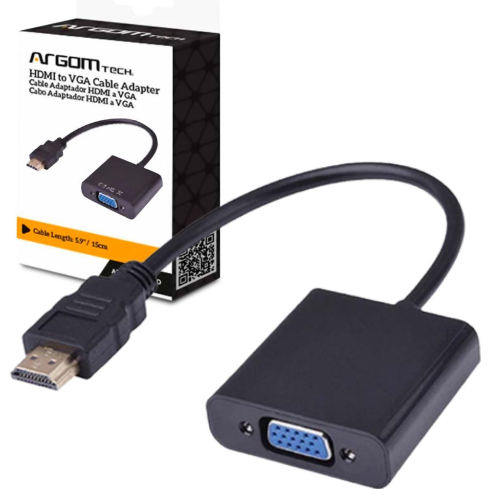 Convertidor HDMI Macho A VGA Hembra, Bla