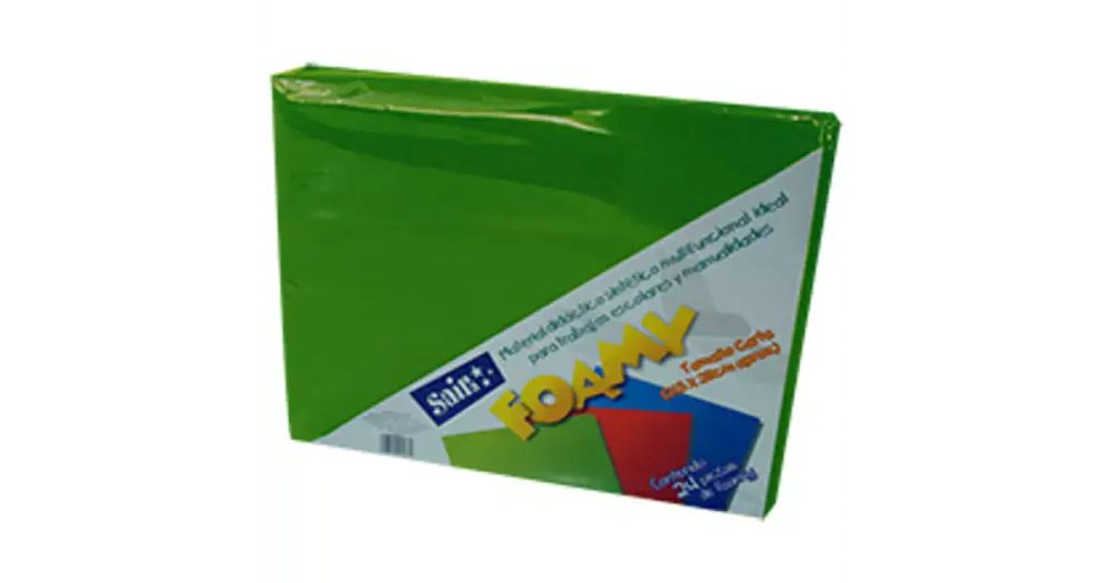 LM-Foamy  saira tamaño carta verde bande