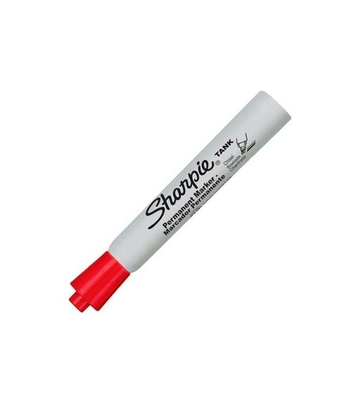 Marcador permanente Sharpie Tank rojo ca