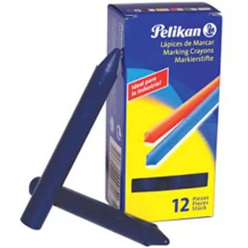 Marcador de cera Pelikan color azul caja