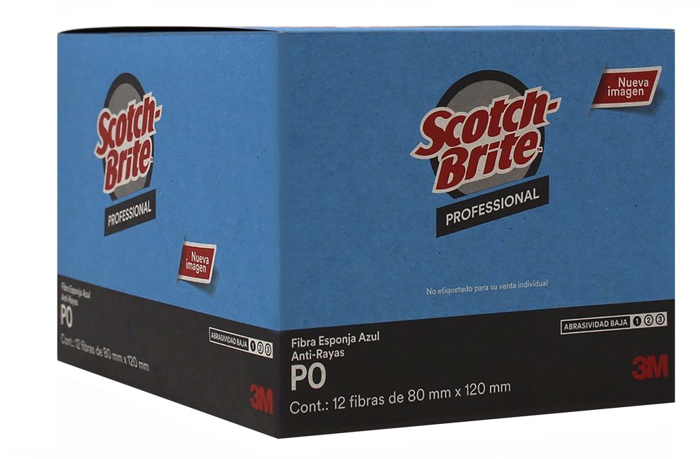 Fibra azul Scotch-brite 3M tamaño chica(